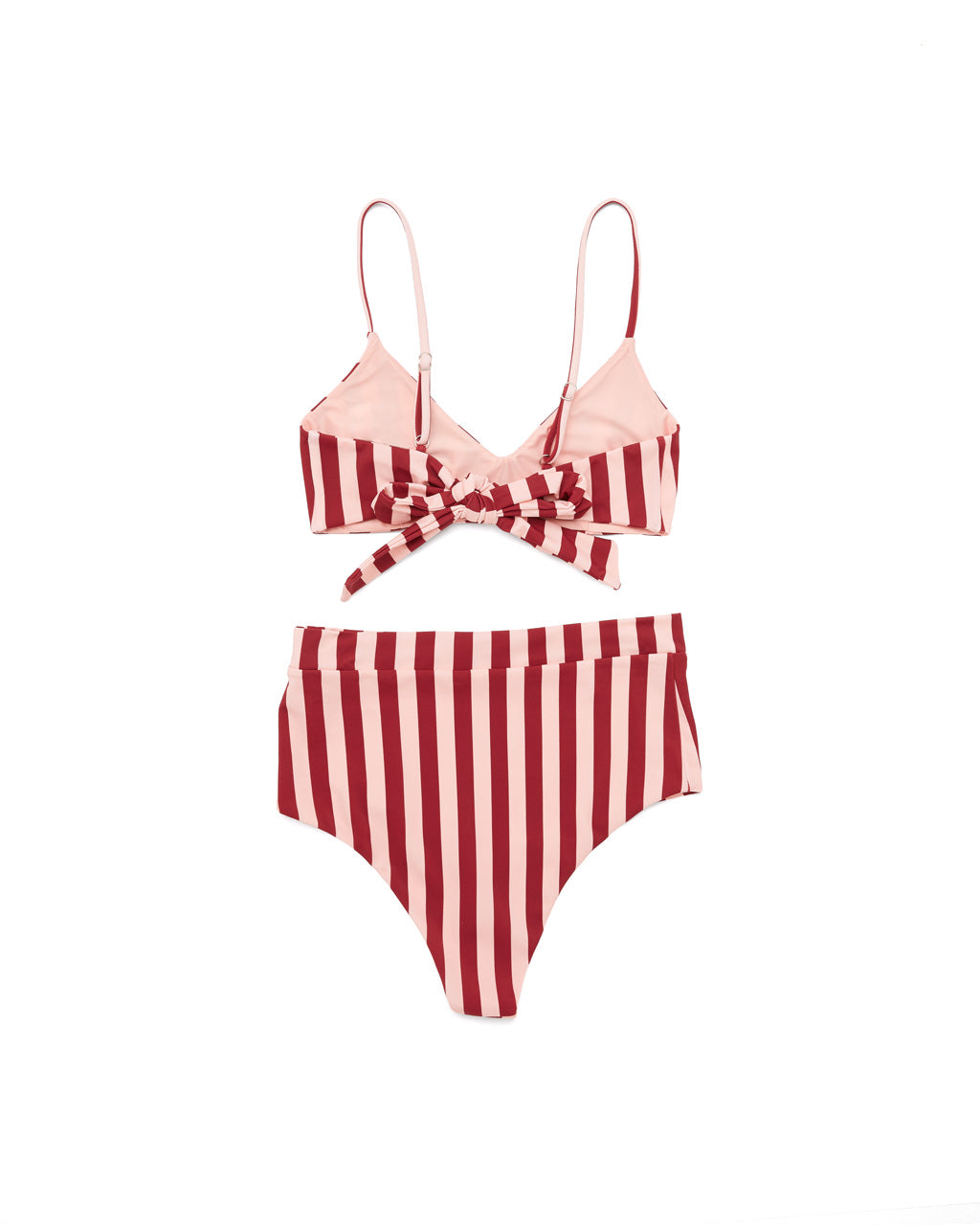 Vertical Stripe Bikini Top by ban.do x Citrine Swim - swimsuit - ban.do