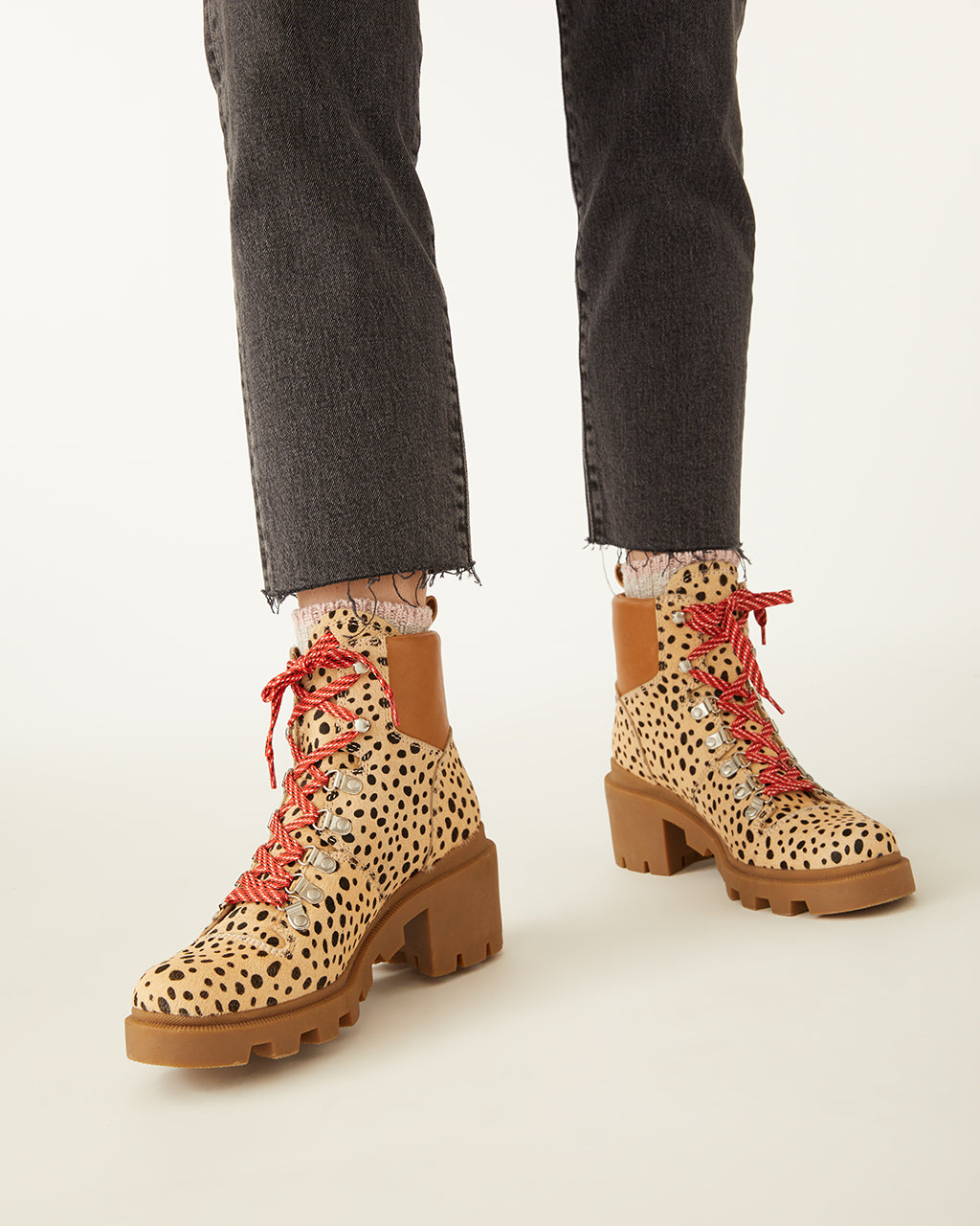 dolce vita leopard ankle boots