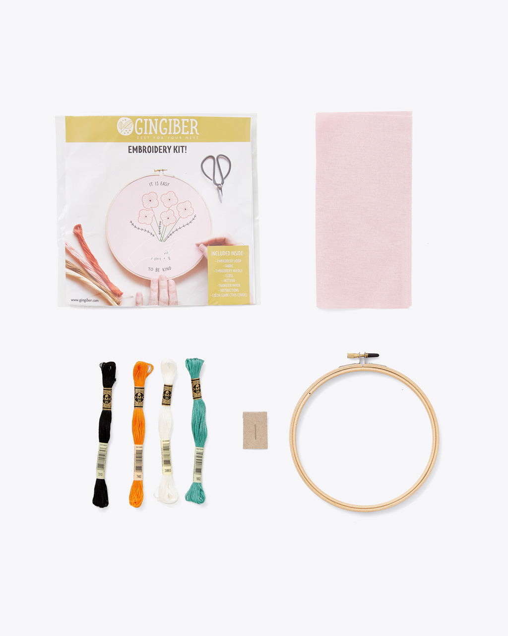 embroidery kit supplies and tools