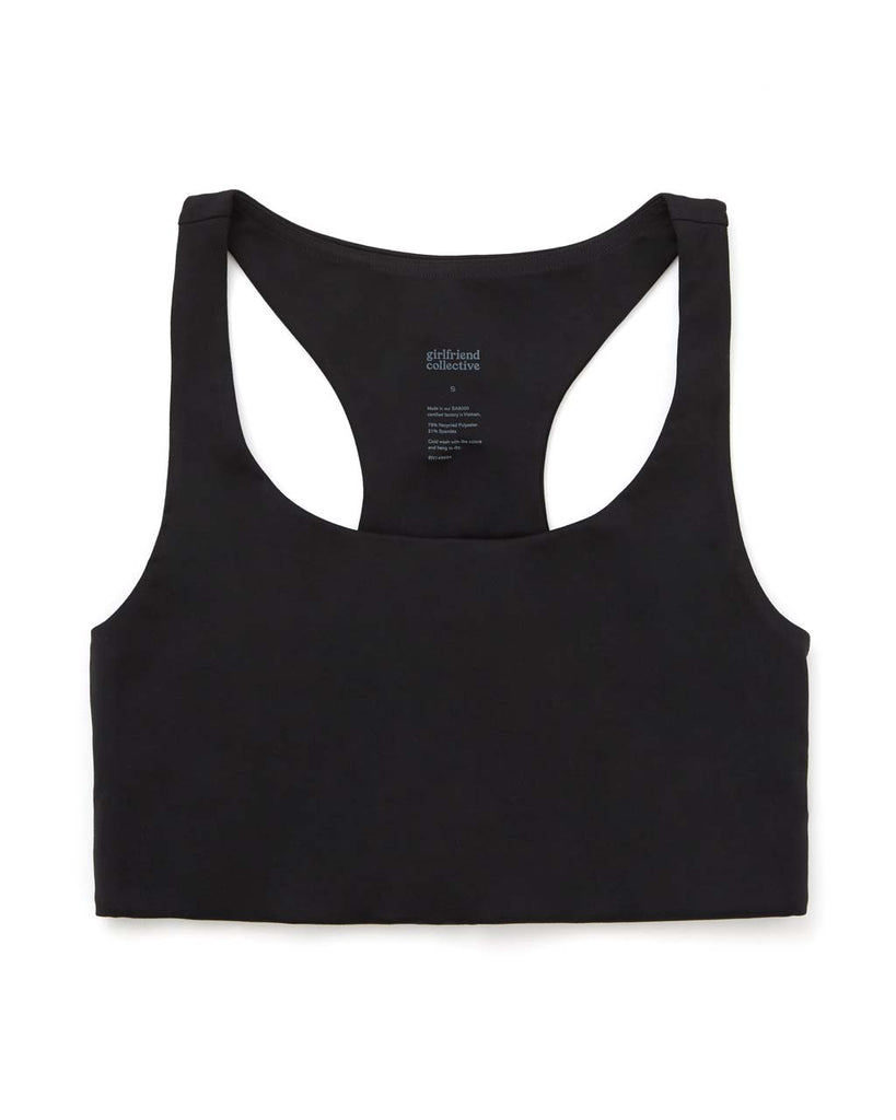 Paloma Bra - Black by Girlfriend Collective - sports bra - ban.do