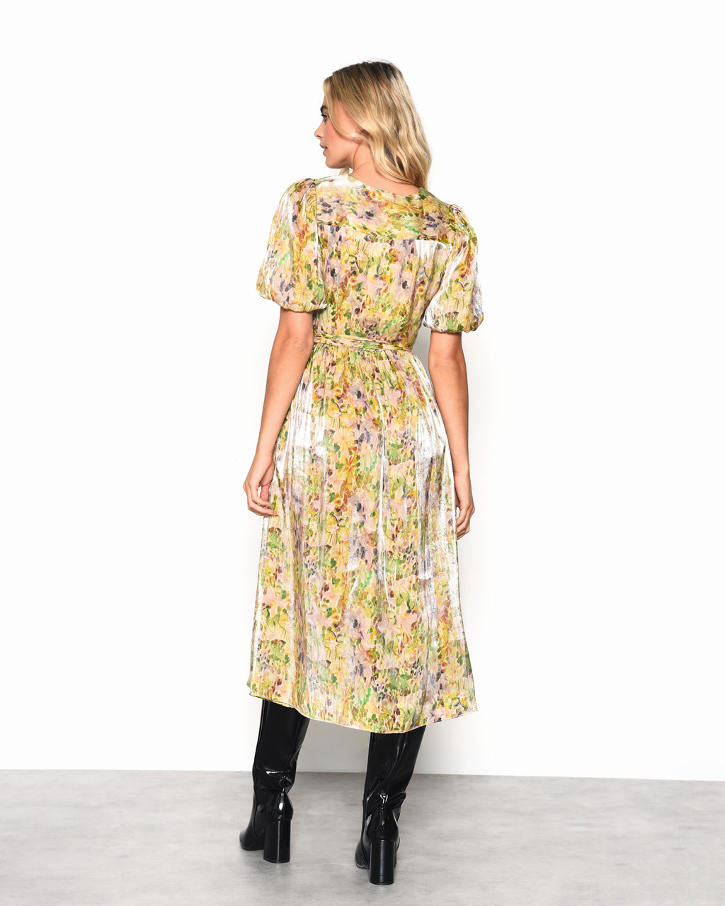 Smudgy Floral Dress