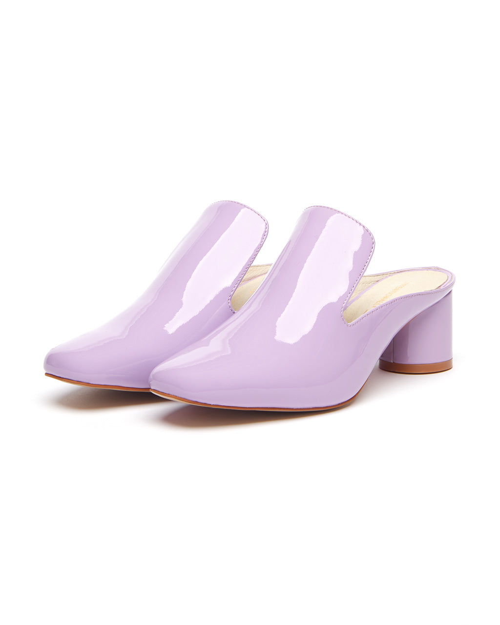 purple patent shoes