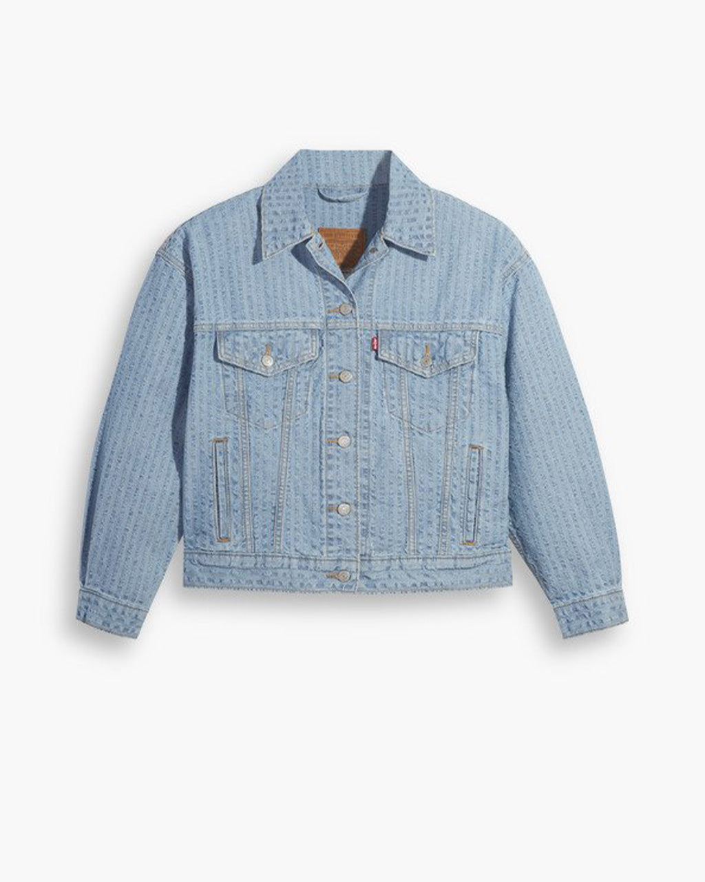 90's Trucker Jacket - Light Seersucker by Levi's - jacket 