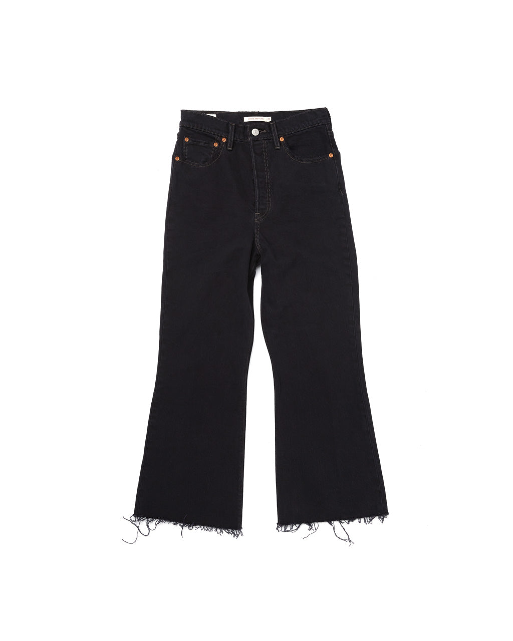 levi's black high waisted jeans