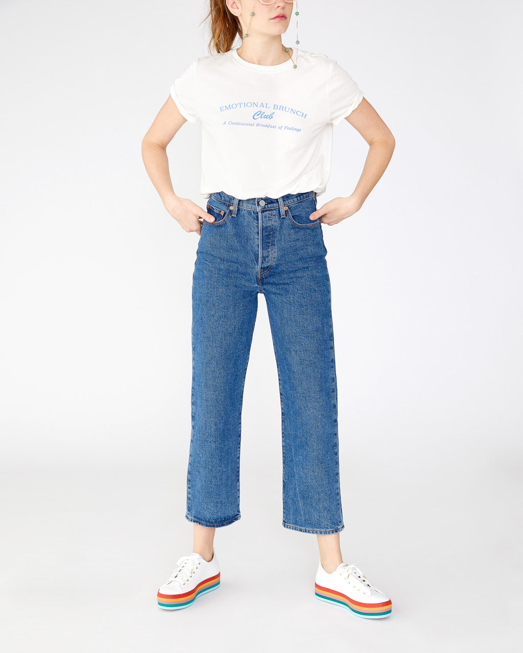Ribcage Straight Ankle Jeans - Georgie by Levi's - jeans - ban.do