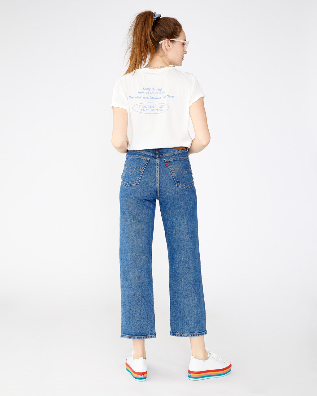 ribcage straight ankle jeans levis