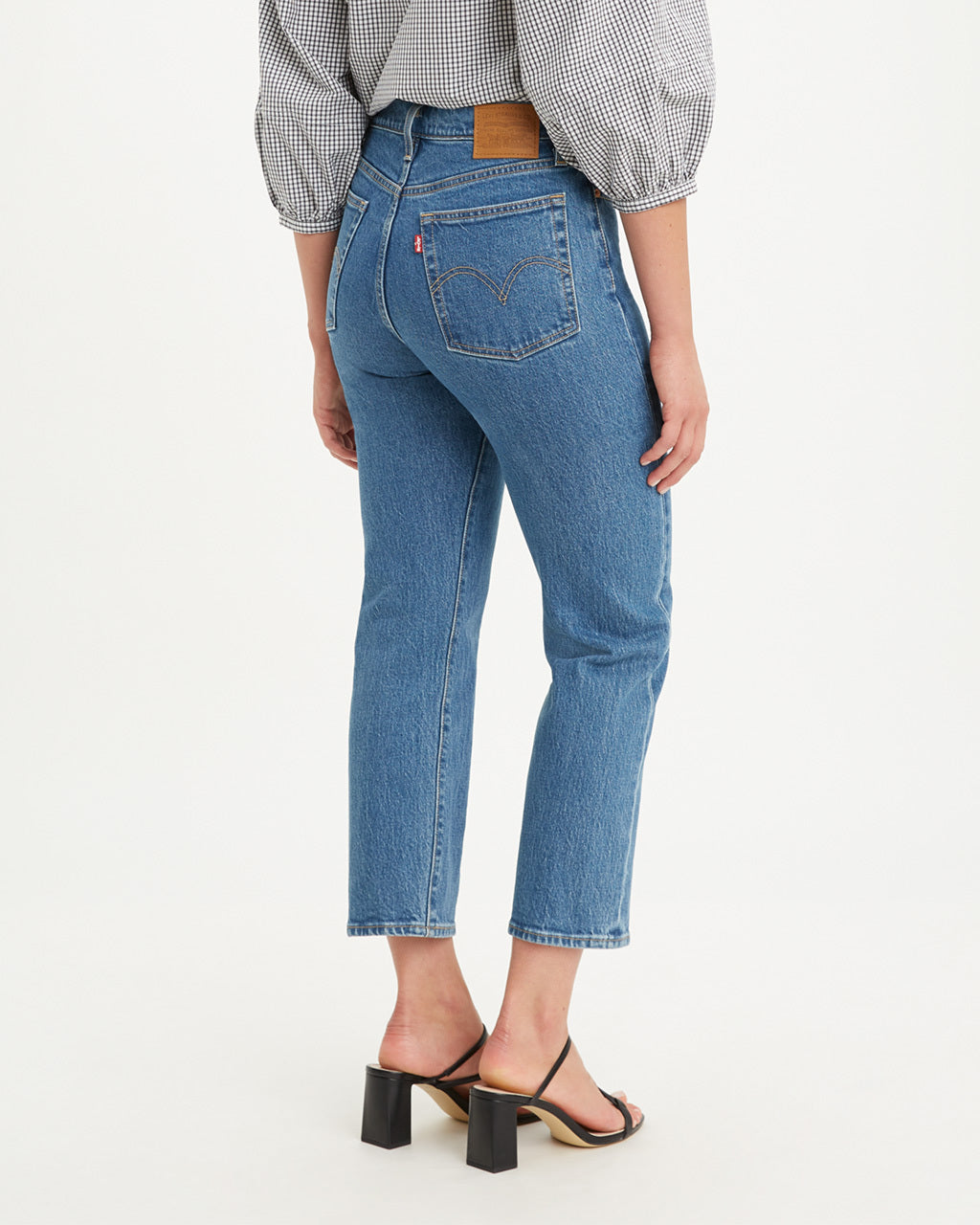 levi's blue wedgie straight jeans