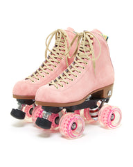 pink roller skates