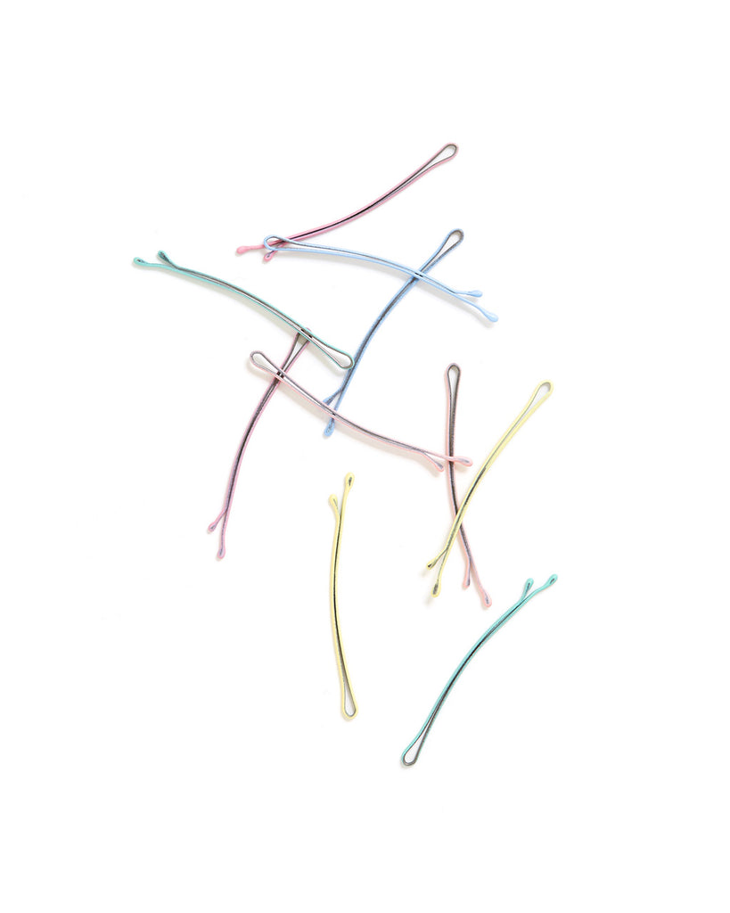 10 PACK OF BOBBY PINS - PASTEL