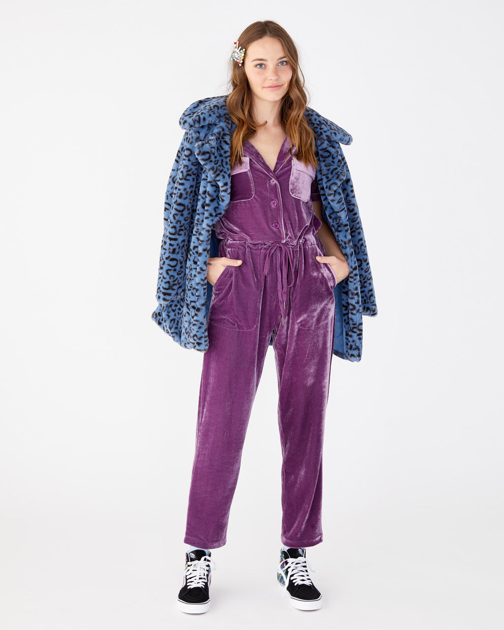 next purple jumpsuit