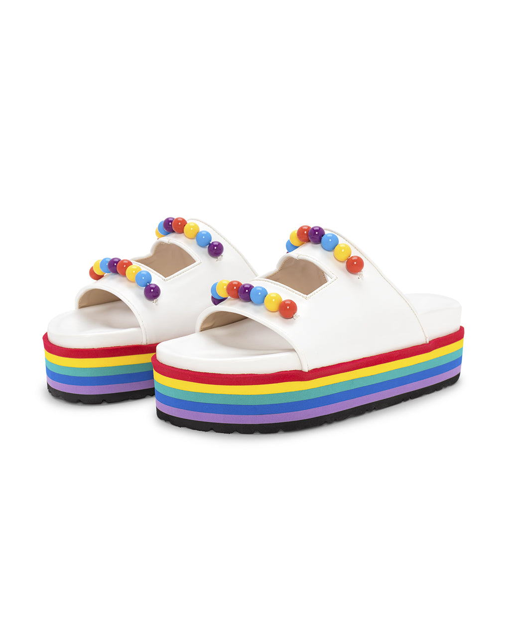 Penny Rainbow Sandals by UP - shoes - ban.do