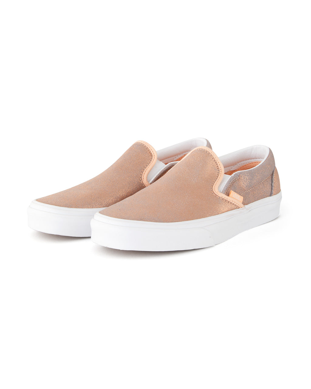 vans rose gold shoes