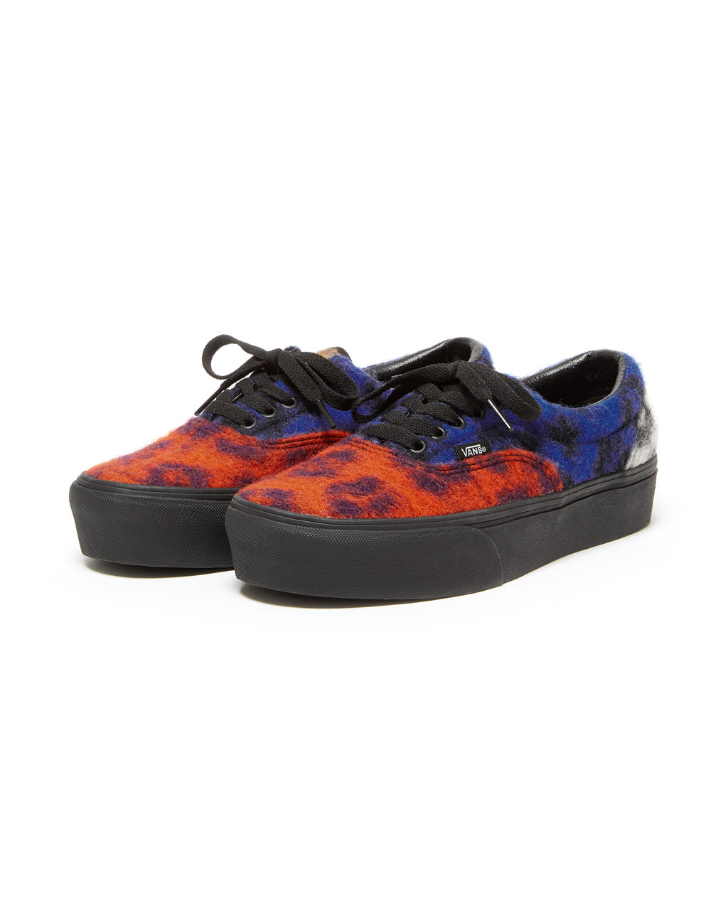 vans leopard print era sneakers