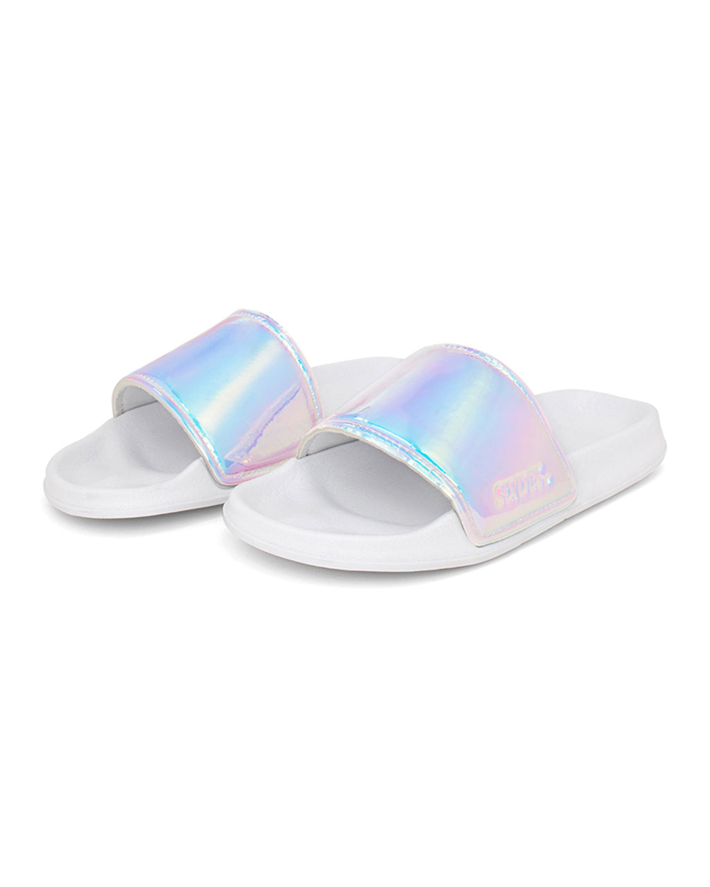 Iridescent Slides by slydes - shoes - ban.do