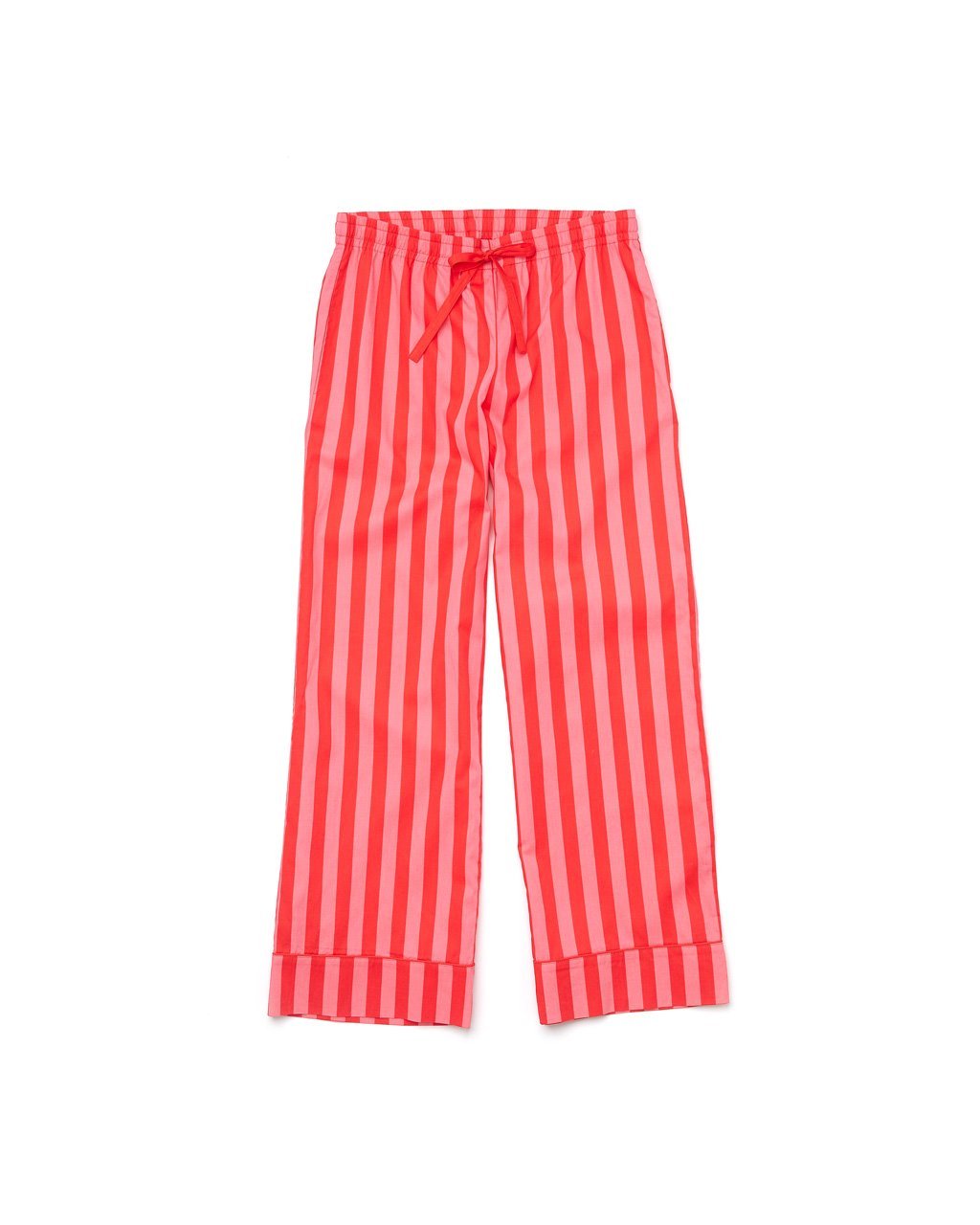 red pants with pink stripe