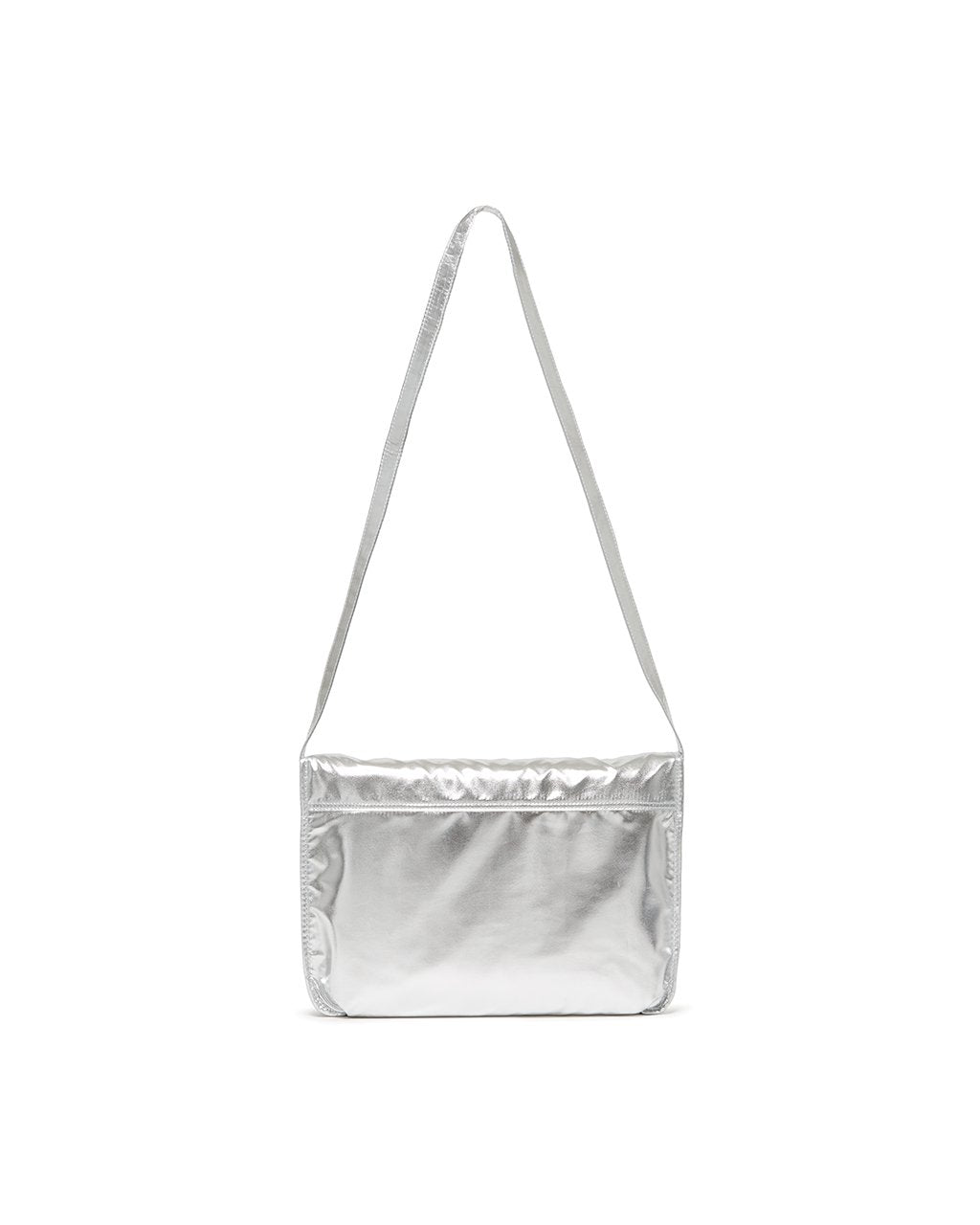 silver laptop bag