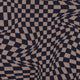 Phone Sling - Indigo Trippy Checker