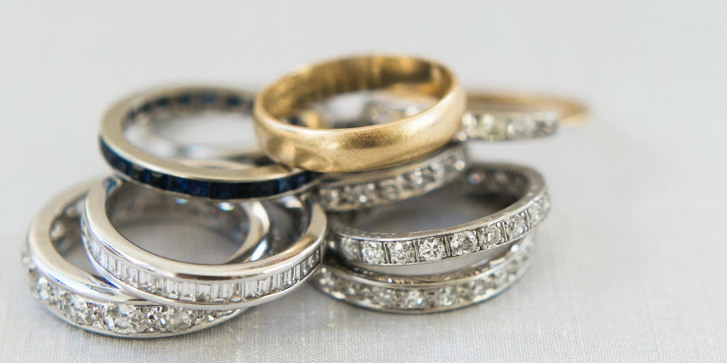 vintage diamond wedding rings