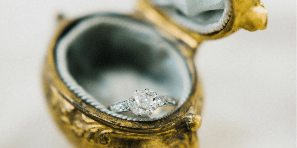 authentic antique engagement ring