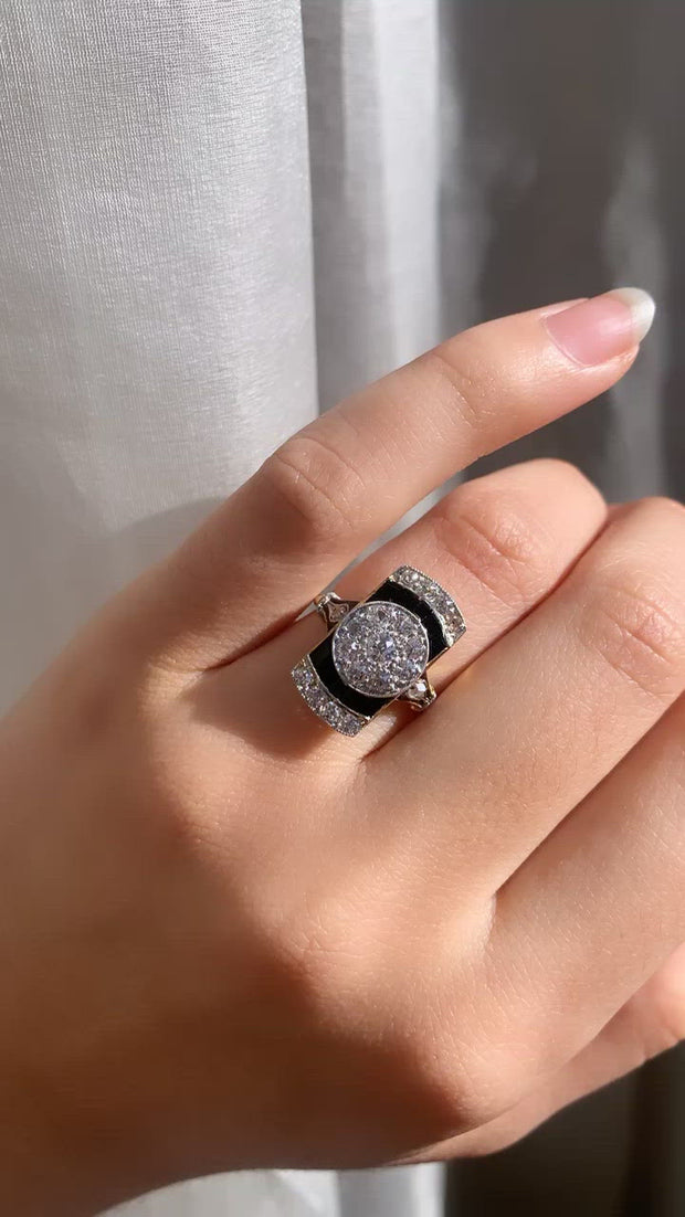 Vintage Onyx Engagement Rings Shop Now Victor Barbone Victor Barbone Jewelry