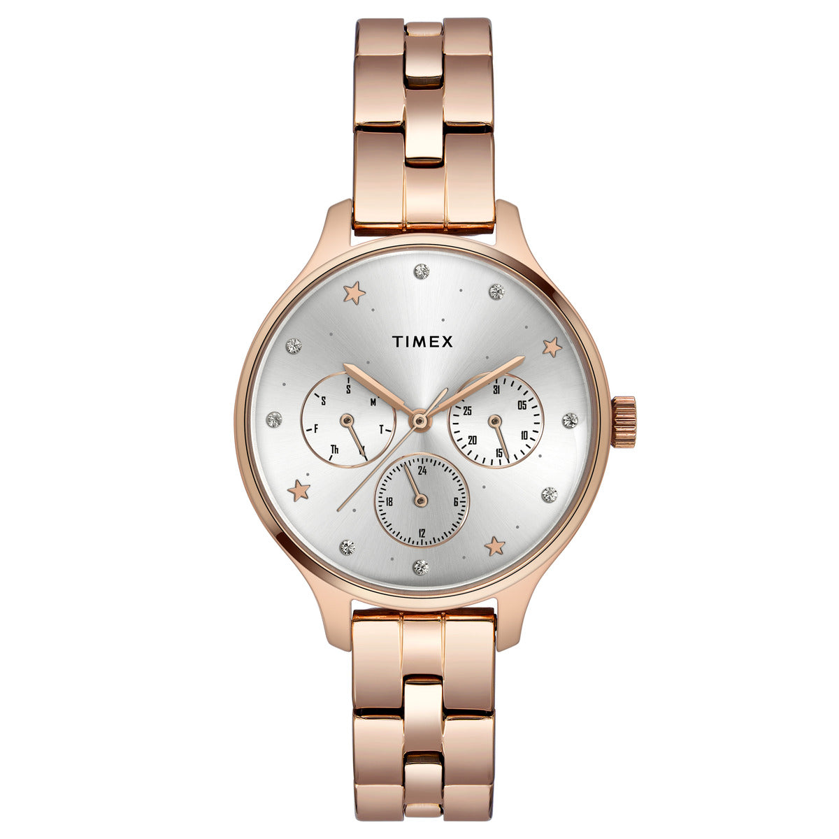 Timex rose 2025 gold watch