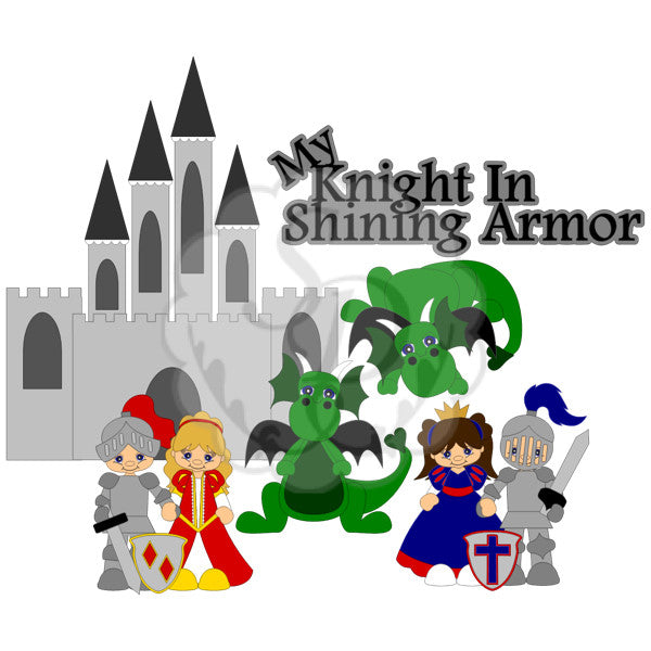 Knights in Shining Armor, Princess, Castle, Dragon