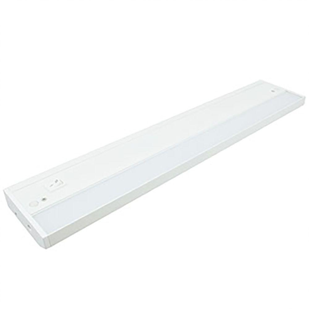 24-1/4" LONG 8 WATT 515 LUMEN LED UNDERCABINET LIGHT FIXTURE-WHITE