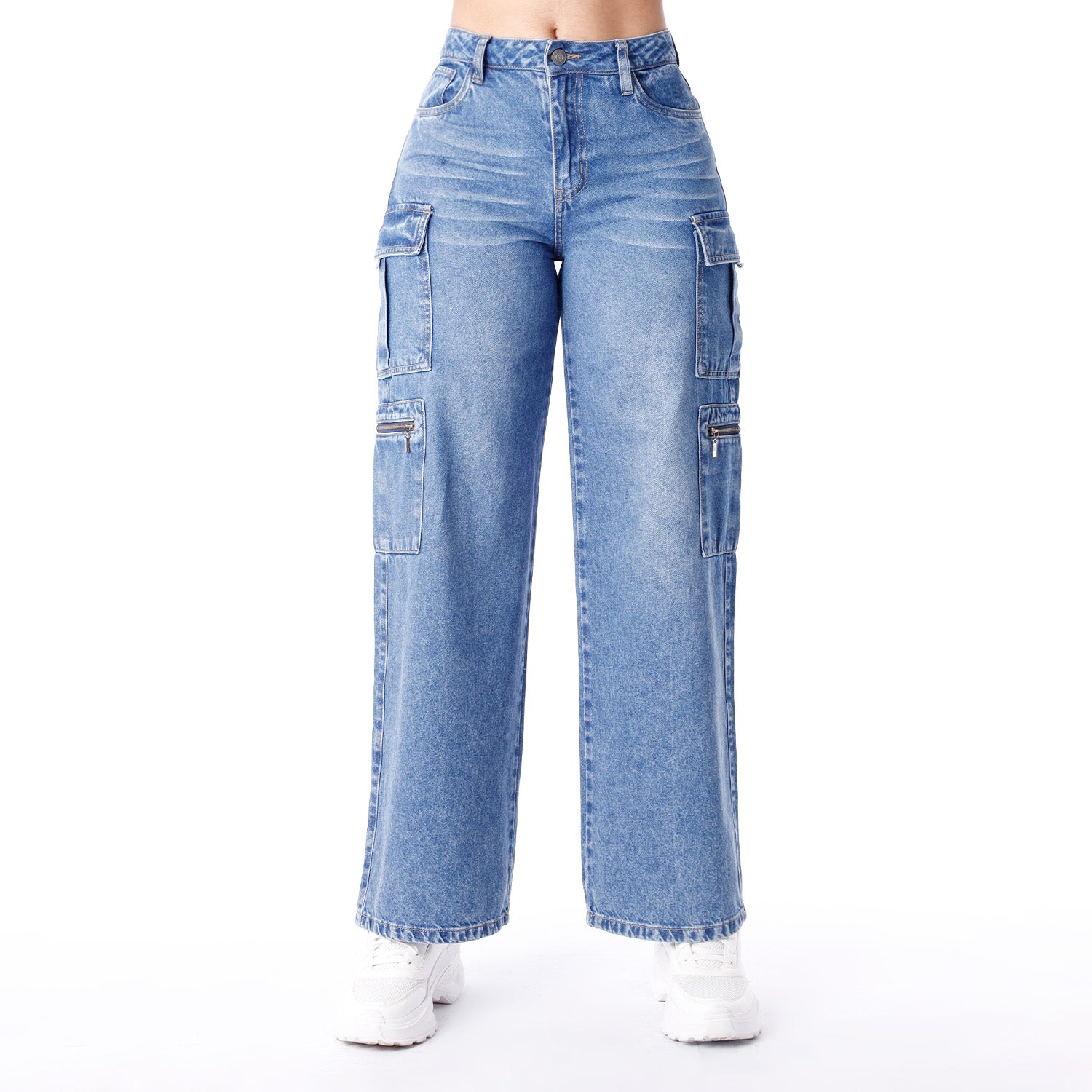 Nuevo estilo Denim Jeans para mujeres de la pierna con cremallera bolsillos  mono elástico pantalones pantalones vaqueros Lápiz - China Las mujeres  Mujer jeans y pantalones de Dril de algodón precio