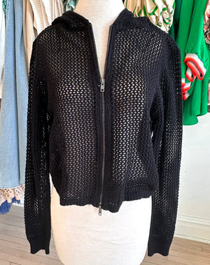 GILSEY LONG SLEEVE HOODED CARDIGAN - Tru Bleu Boutique