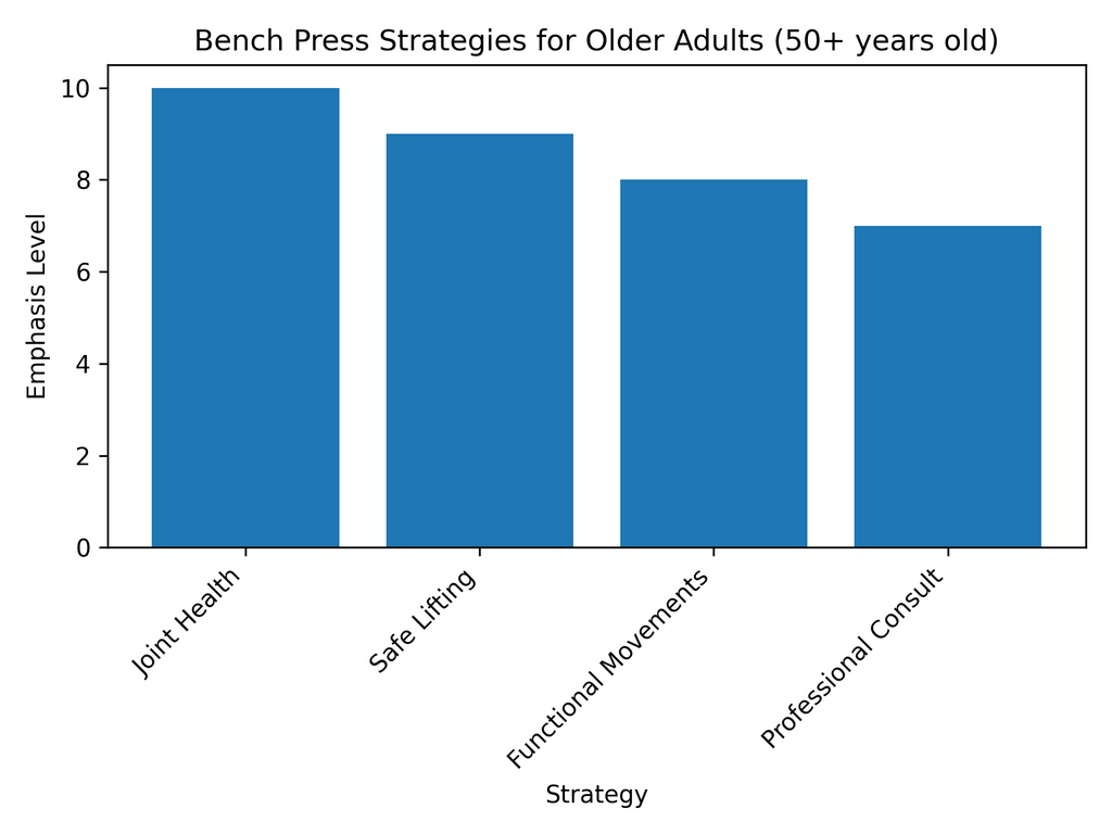 Average Bench Press Strategies for Older Adults (50+ years old)