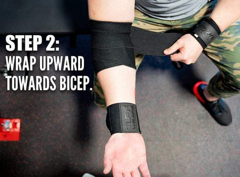 How to Wraps your Elbows with Elbow Wraps