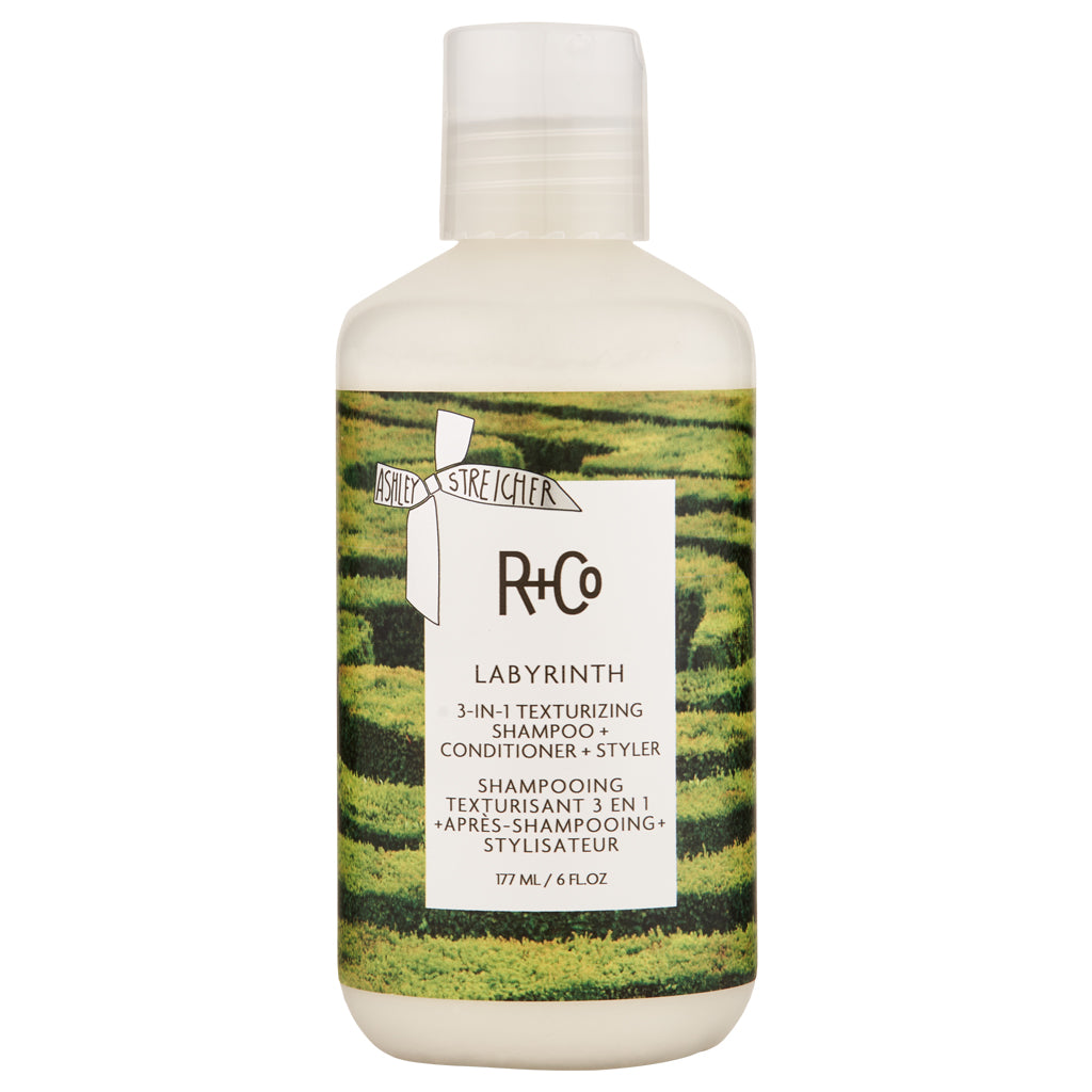 R+Co Labyrinth 3-in-1 Texturizing Shampoo + Conditioner + Styler