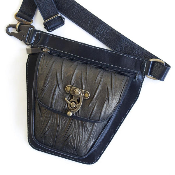 Leather fanny pack | Waist Pack for Men or Women | Handmade in Canada - Rimanchik