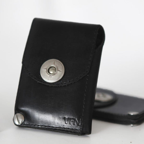 Personalized Black Leather Wallet | Canadian | Rimanchik