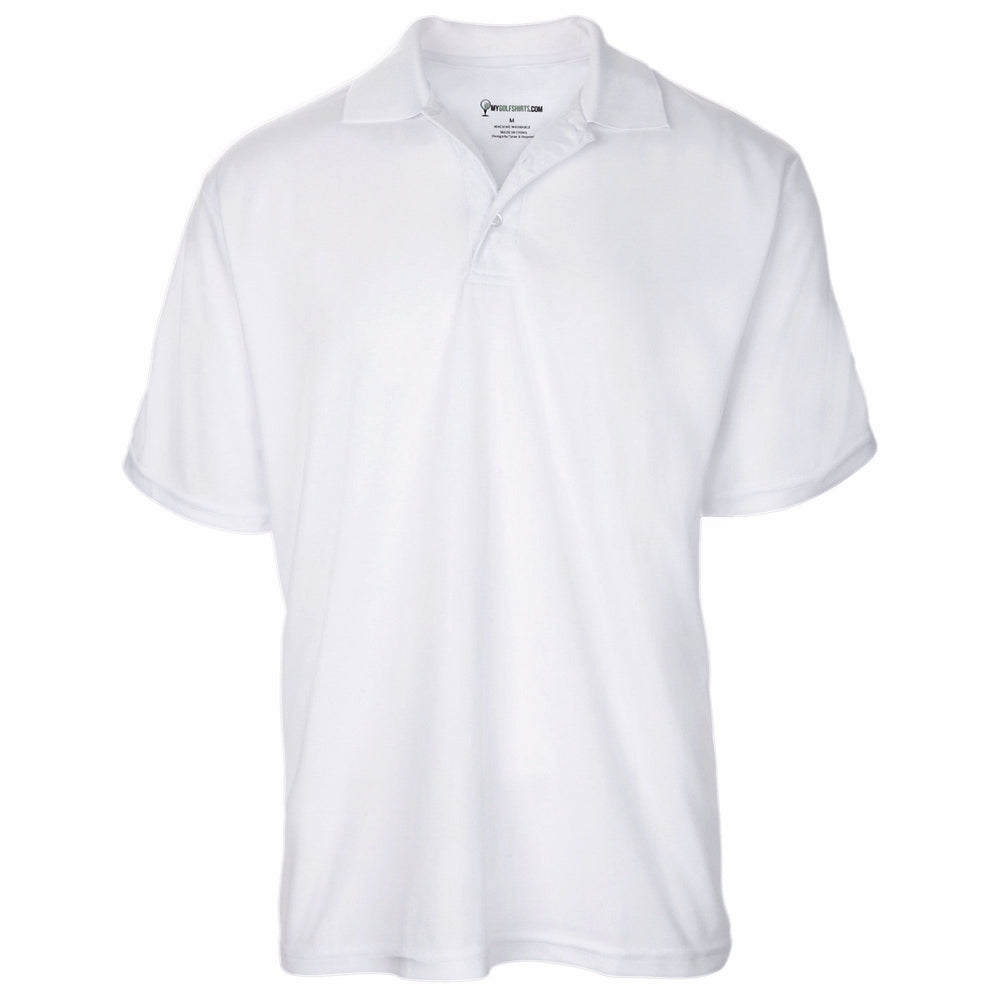 white golf shirts mens