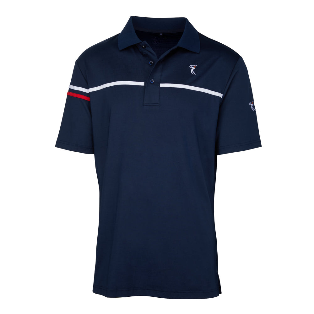 Dri-Fit Golf Shirt- Men's Bold Two Coloured Line Spandex 6965 – My Golf ...