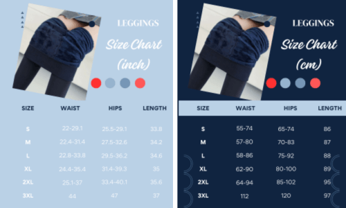 Leggings_Warm_Winter_Leggings_for_Women_size_chart