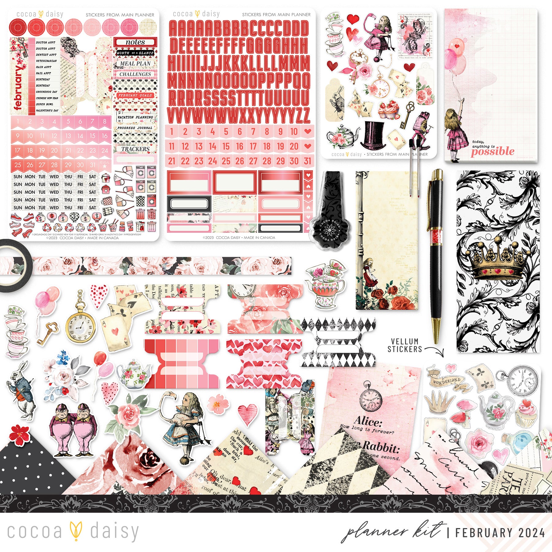 Magic (Disney Inspired) Full Weekly Kit Printable Planner Stickers (fo –  Plannerologystudio