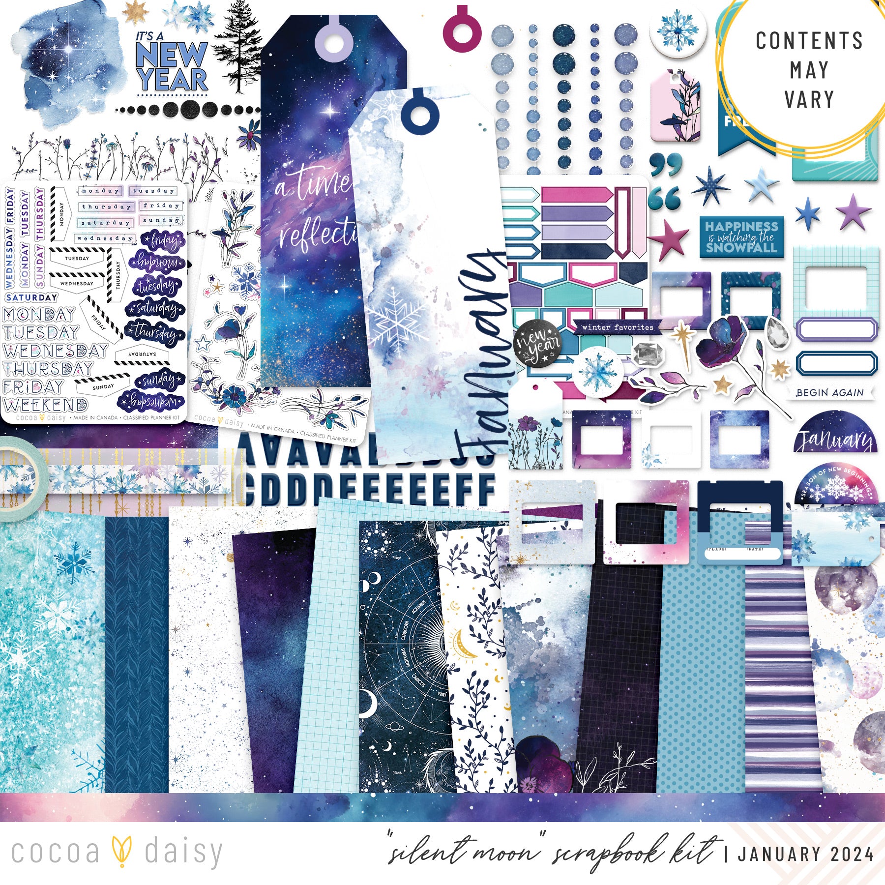 LIVE: Let's scrapbook a little 4x6 magic! Best of Both Worlds Kit - January  2024 
