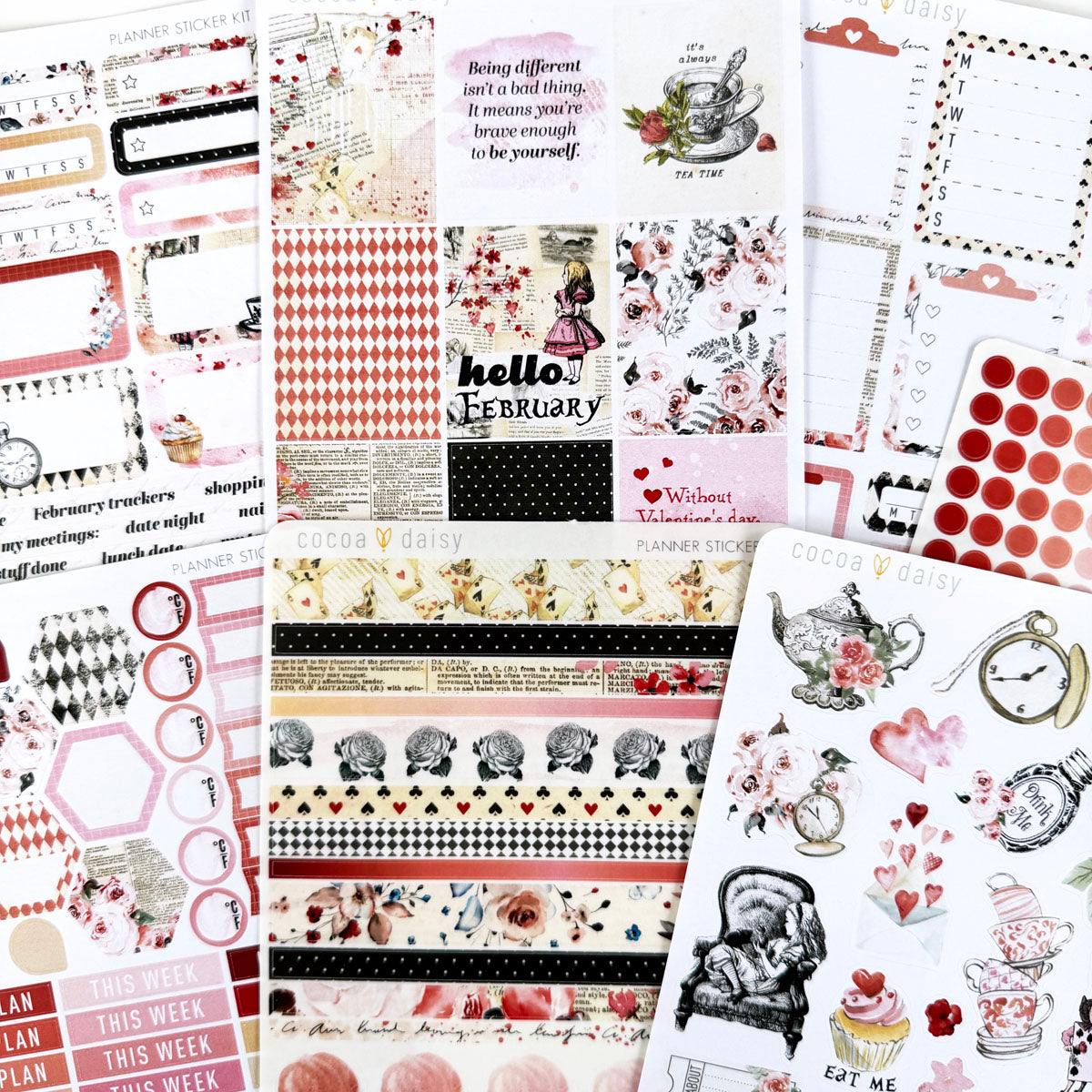 US Holiday Planner Stickers – Butterfly Planner