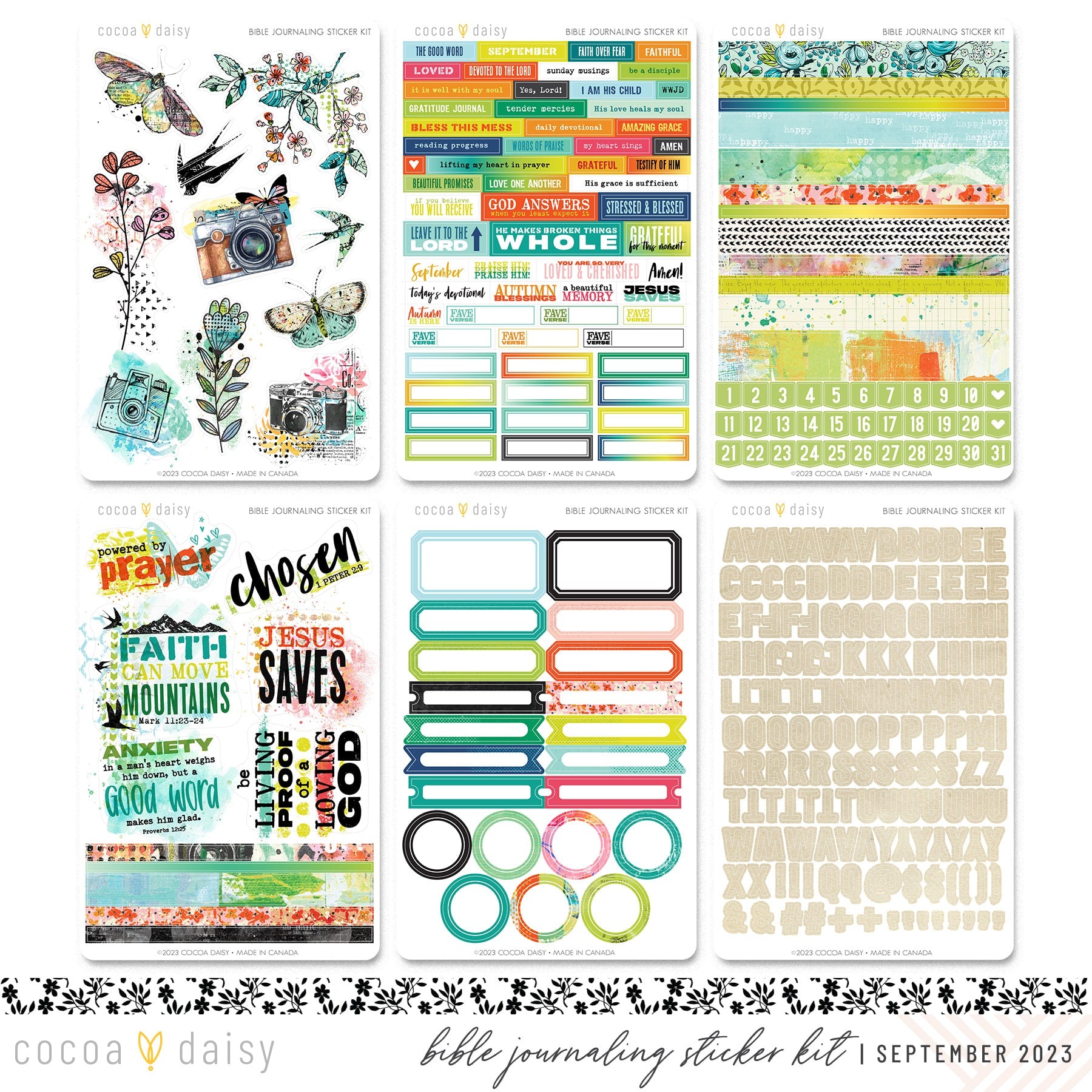 Bible Journaling Printable Stickers Bee Kind Journaling Stickers Proverbs  16:24 Stickers Bible Journaling Stickers 