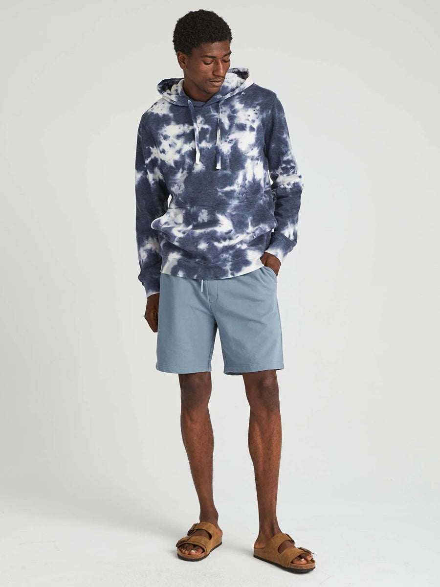 Men's Recycled Pullover Hoodie - Blue Storm