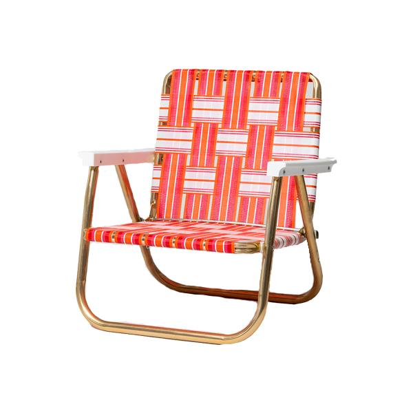 Funboy Retro Lawn Chair Pink Orange Funboy