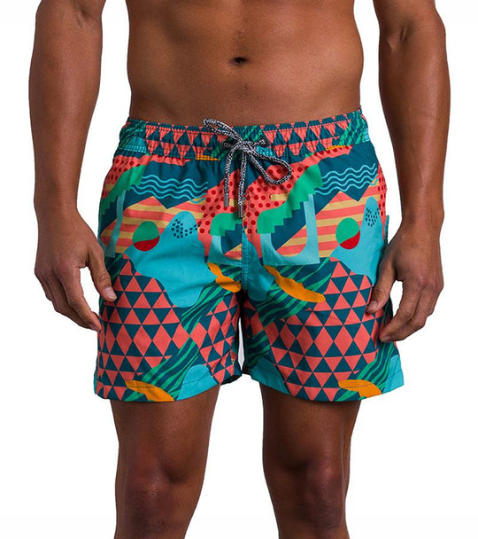 FUNBOY x Pangea Men's Swim Trunks: Disco Summer - FUNBOY