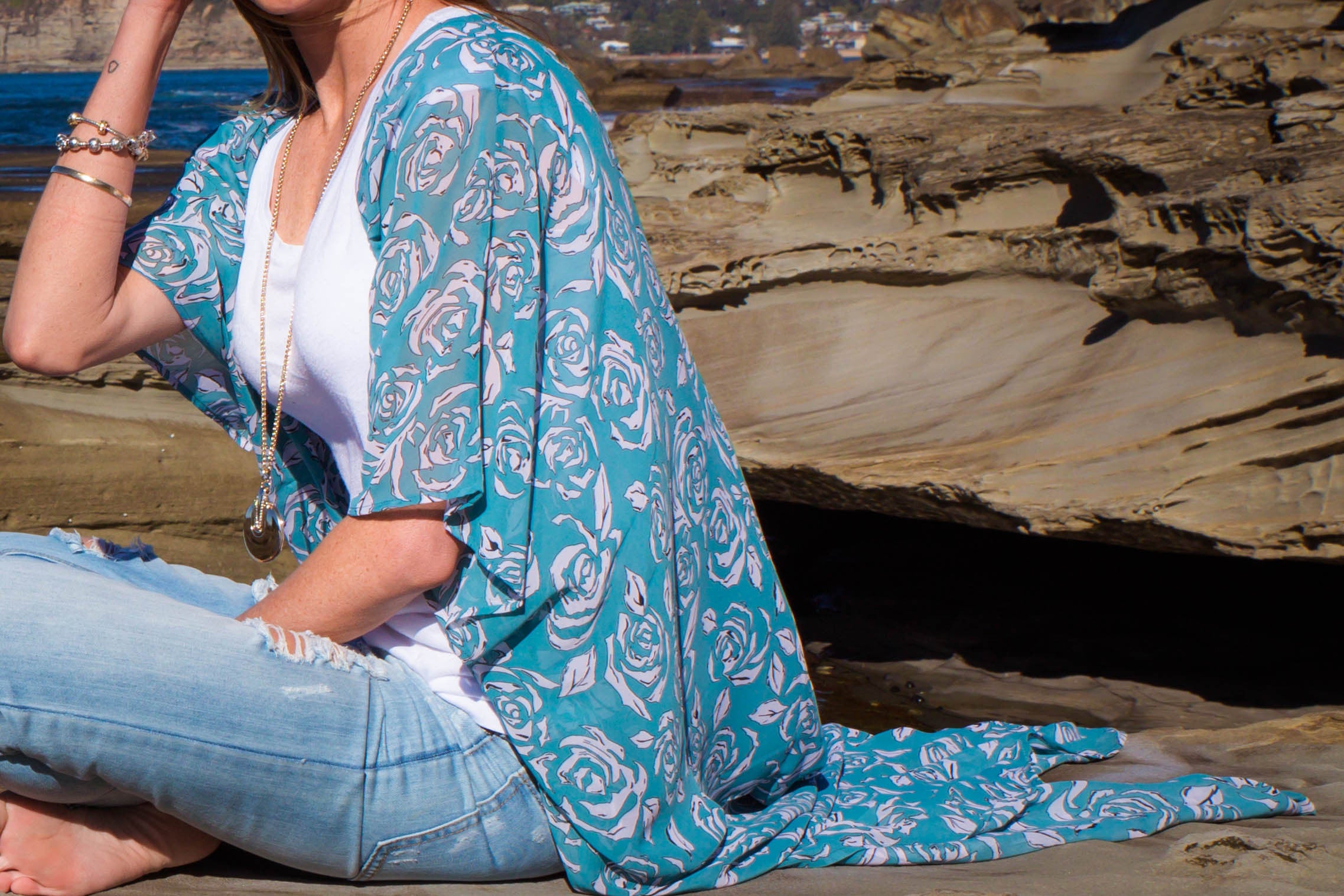 Blue Bay Kimono - iland co 