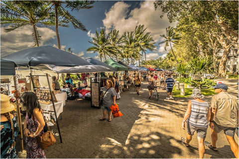  Palm Cove Markets is on the first Sunday of each month (except September)