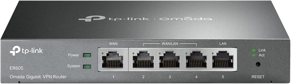TP-Link ER605 (TL-R605) Quad-WAN Broadband VPN Router