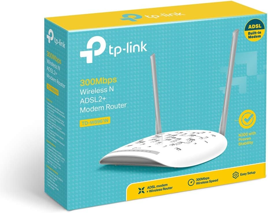 TP-Link TD-W8961N 300Mbps ADSL2+ WiFi 4 Router (N)