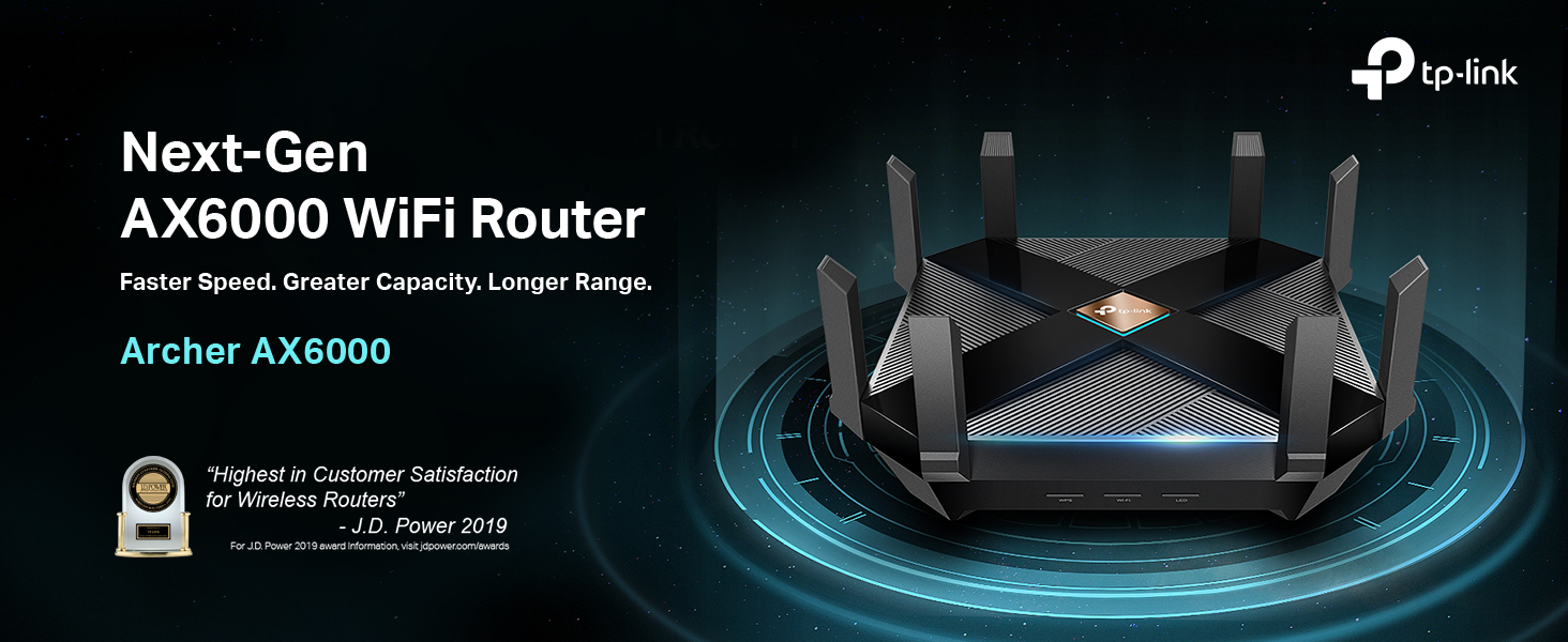 TP-Link Archer AX6000 Dual-Band WiFi 6 Router (AX)