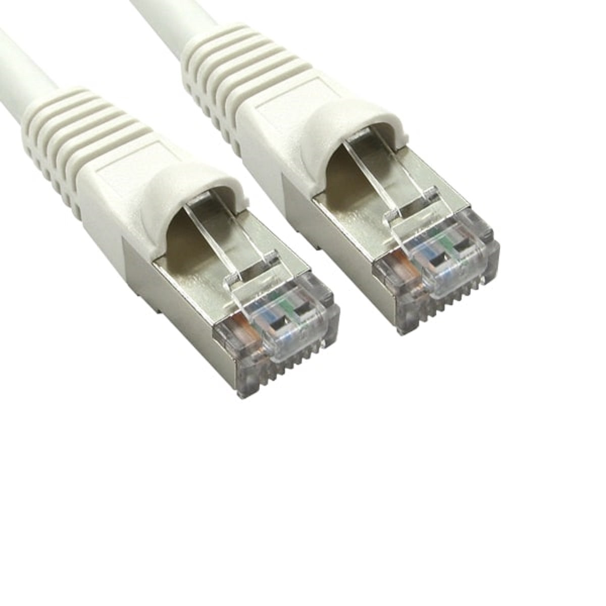 CAT6a ART-100-HW Shielded White 0.25m Ethernet Patch Cable